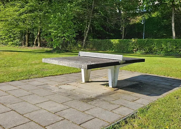 Modernes Festliegendes Hausboot Mit Grosszuegiger Dachterrasse Und Ruderboot بوتيل